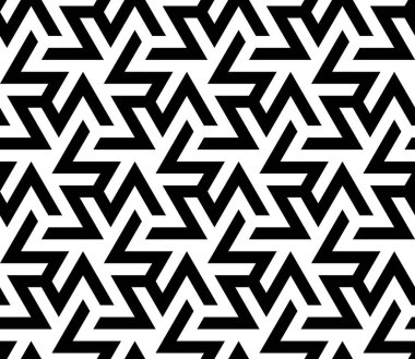 Karmaşık çizgileri olan soyut geometrik desen.