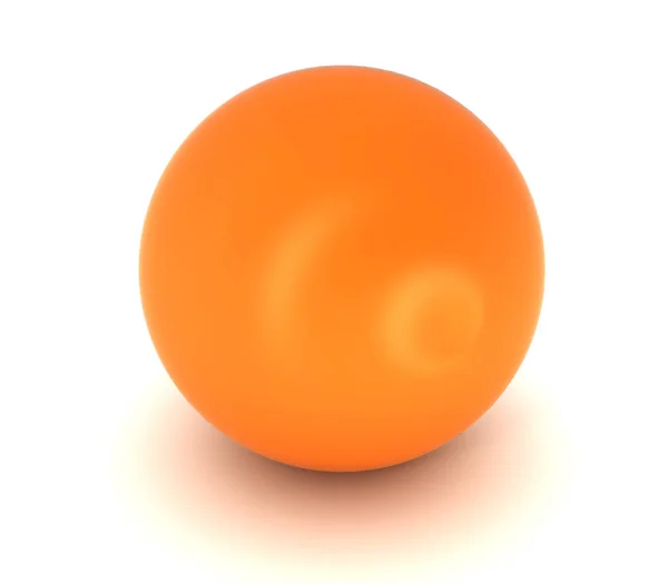 Conception abstraite de sphère orange 3D — Photo