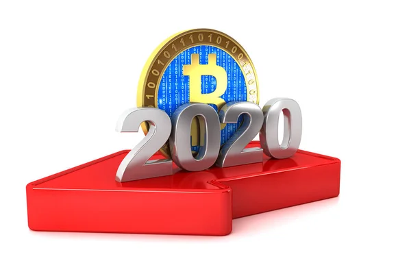 Bitcoins πτώση το 2020 — Φωτογραφία Αρχείου
