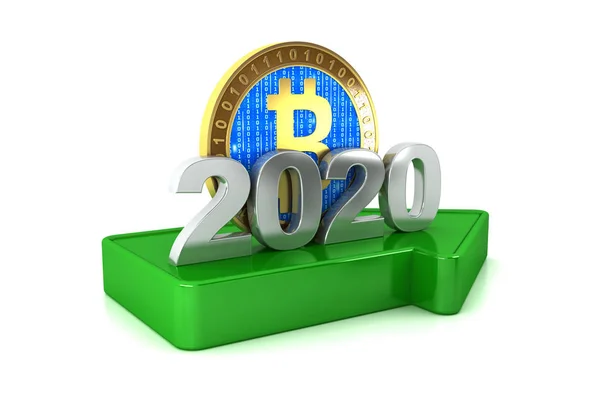 Αύξηση Bitcoin το 2020 — Φωτογραφία Αρχείου