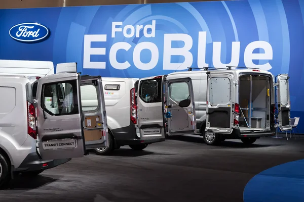 Ford Transit EcoBlue Trucks — Stock Photo, Image