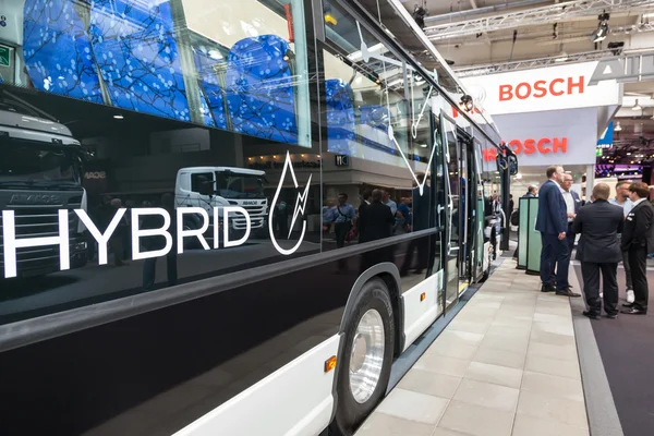 Scania hybrid buss — Stockfoto