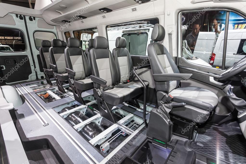 Interior of the Hyundai H350 Fuel Cell — Stock Editorial Photo