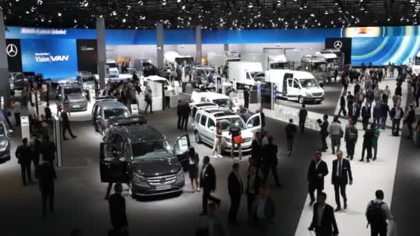 Εμπορικά οχήματα δίκαιη Iaa 2016 στο Αννόβερο, Γερμανία — Αρχείο Βίντεο