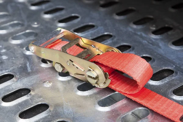 Secure truck load belt — Stock Photo, Image