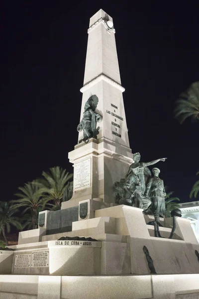 Пам'ятник в Картахене, Іспанія — стокове фото