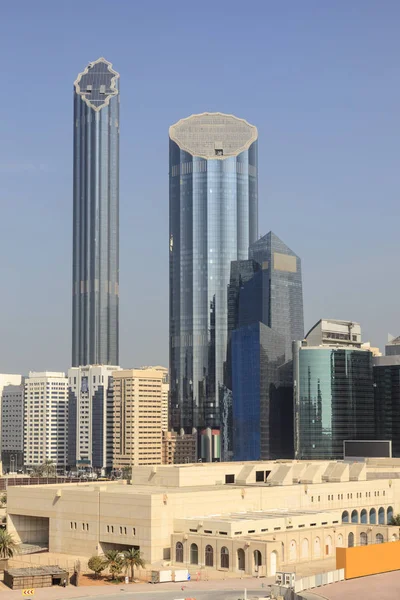 Вид на центр Абу-Даби — стоковое фото