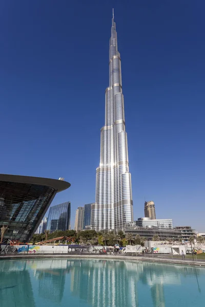 Burj Khalifa, Dubai – stockfoto