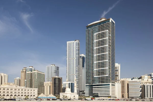 Будинки в Дубаї, ОАЕ — стокове фото