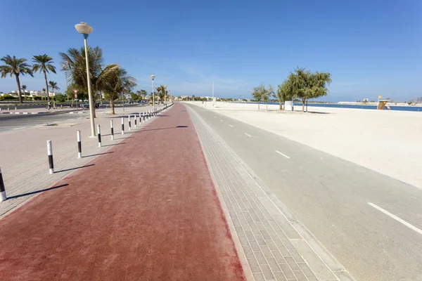 Al Mamzar παραλία στο Ντουμπάι — Φωτογραφία Αρχείου