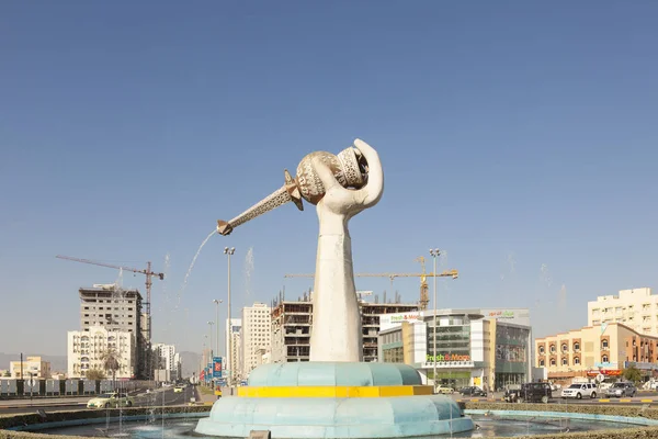 Monumento a Fujairah, Emirati Arabi Uniti — Foto Stock