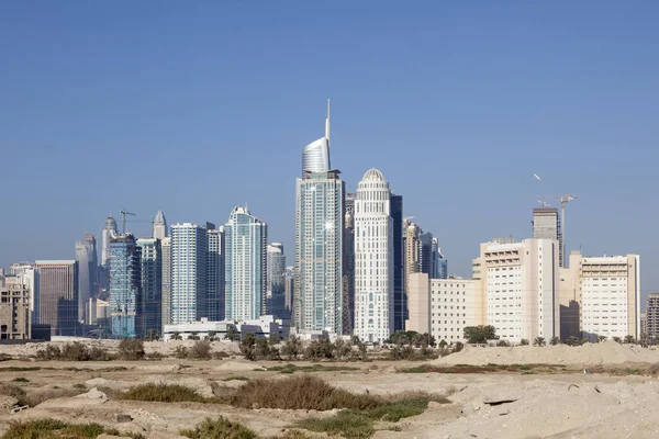 Dubai Jumeirah Lakes Towers — Zdjęcie stockowe