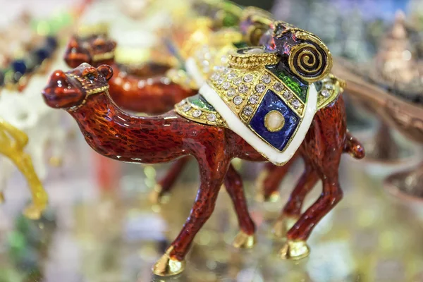 Верблюжий сувенир из Дубая — стоковое фото