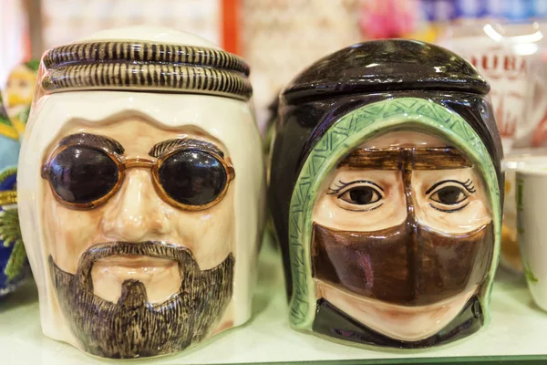 Arab couple souvenir — Stock Photo, Image