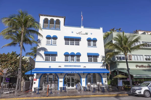 Art Deco Hotel em Miami — Fotografia de Stock