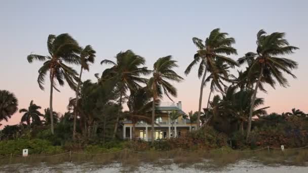 Villa frente al mar en Florida — Vídeo de stock