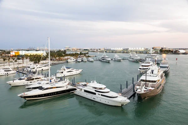 Marina in Miami, Florida — Stockfoto