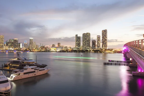 Miami's nachts — Stockfoto