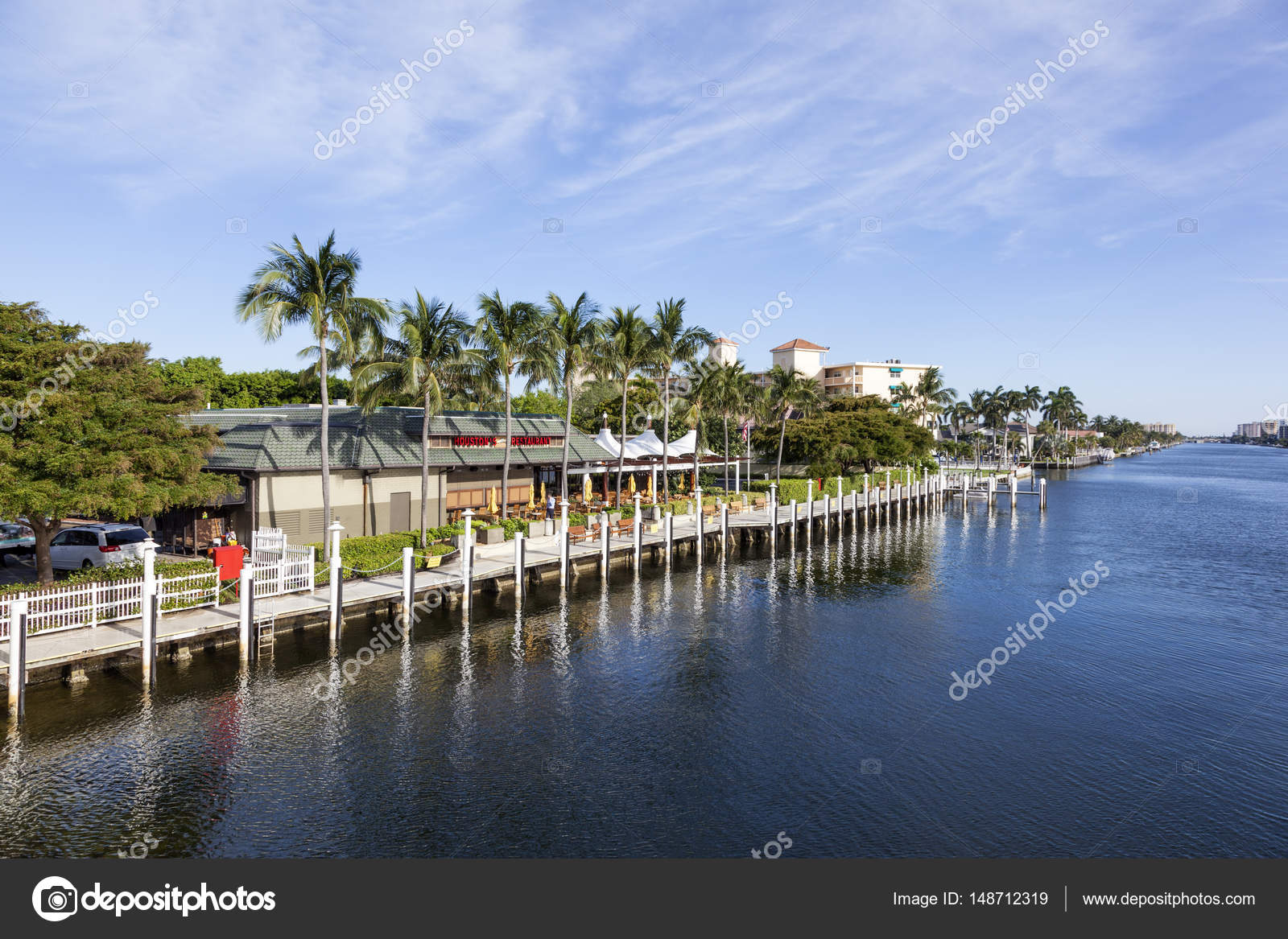 Pompano Beach Waterfront Florida Stock Editorial Photo © Philipus