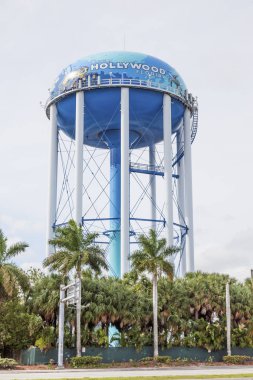 Water Tower in Hollywood, Florida clipart