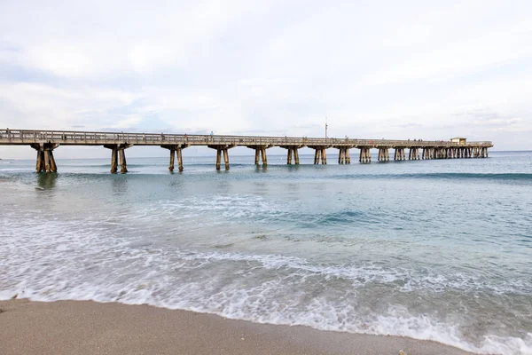 Molo w Pompano Beach, Floryda — Zdjęcie stockowe