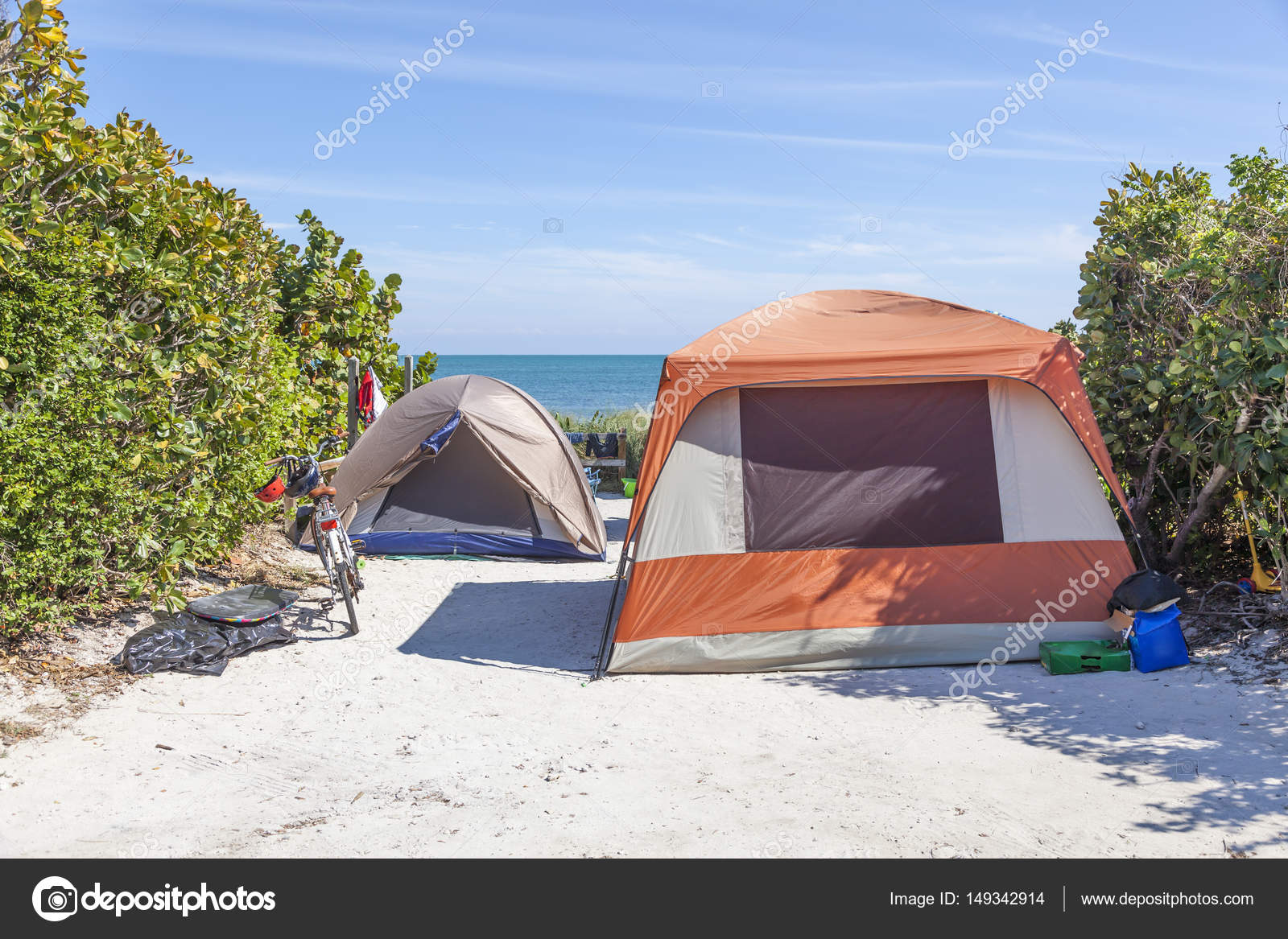 Camping In Florida Keys Stock Photo Philipus 149342914