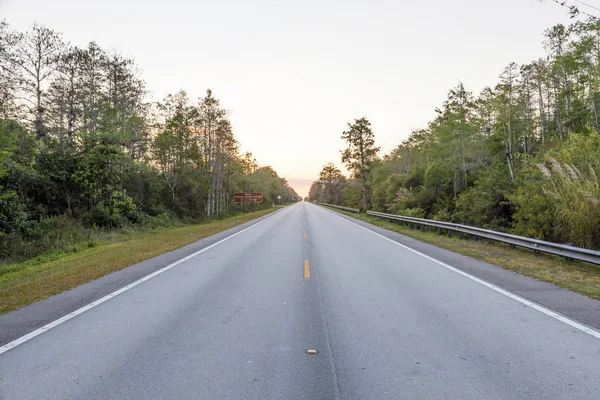 Scenic highway in Florida — Stock Photo, Image