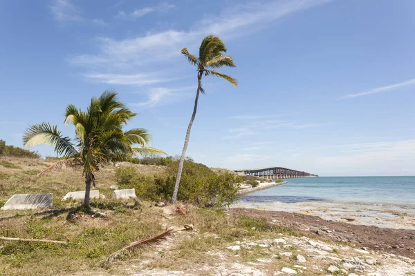 Bahia honda strand in florida — Stockfoto