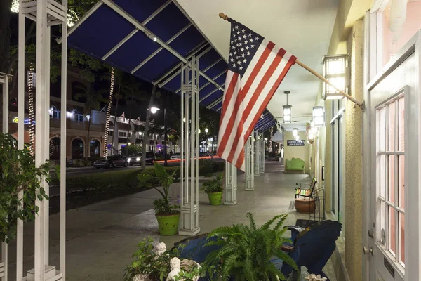 US flag in Naples, Florida — Stock Photo, Image