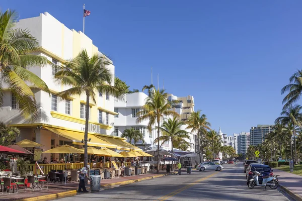 Miami Beach Ocean Drive — Foto de Stock