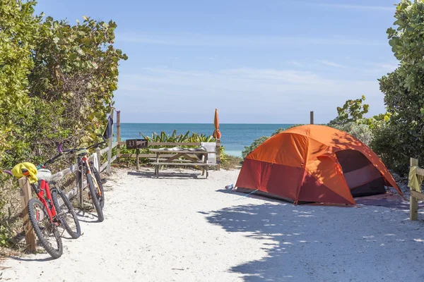 Camping in Florida Keys — Stockfoto