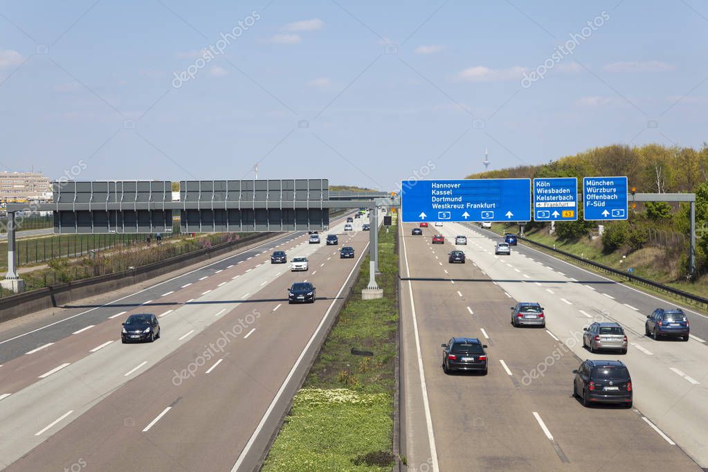 Verkehr A5 Frankfurt