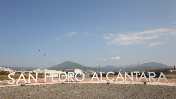 San Pedro de Alcantara, Spanje — Stockvideo
