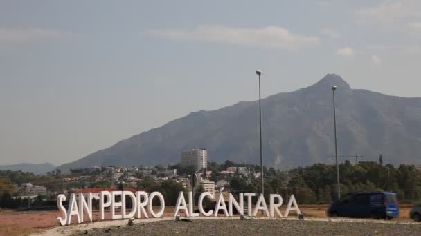 San pedro de alcantara, spanien — Stockvideo