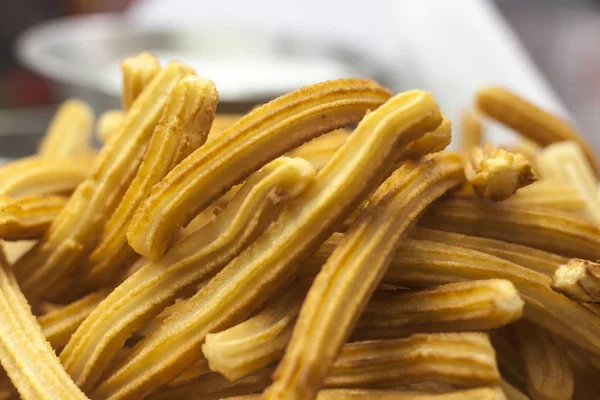 Deliciosos churros españoles — Foto de Stock