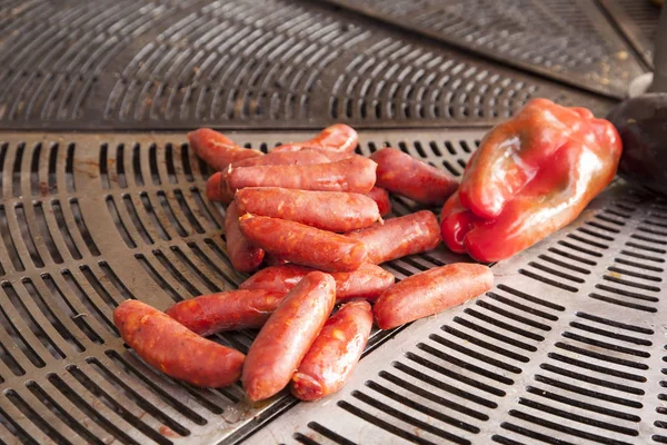 Spanish chorizo sausage — Stock Photo, Image
