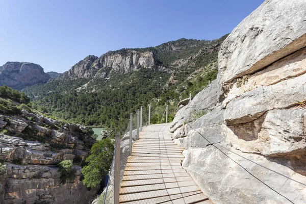 Sendero El Caminito del Rey. Málaga provincia, España —  Fotos de Stock