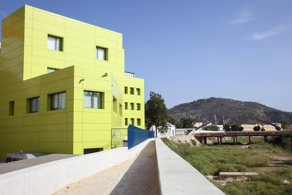 Green building in Cartagena, Spain — Stock Photo, Image