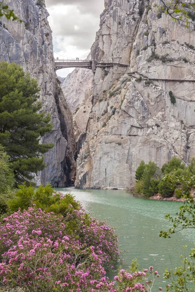 Klyfta Gaitanes i Malaga, Spanien — Stockfoto