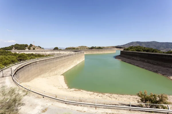 Zbiornik wodny z El Chorro, Malaga, Hiszpania — Zdjęcie stockowe