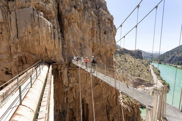 ハイキングトレイル｜El Caminito del Rey,スペイン ロイヤリティフリーのストック画像