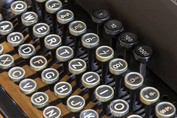 Klávesy psacího stroje Vintage — Stock fotografie