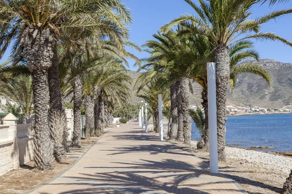 Promenade in la azohia, Südspanien — Stockfoto