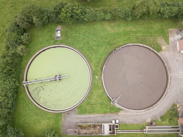 Sewage treatment plant — Stock Photo, Image