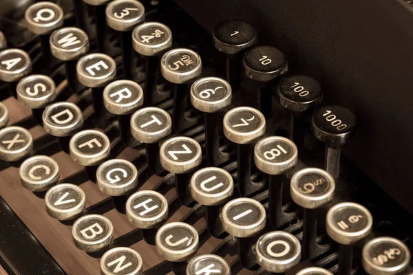 Claves de máquina de escribir vintage — Foto de Stock