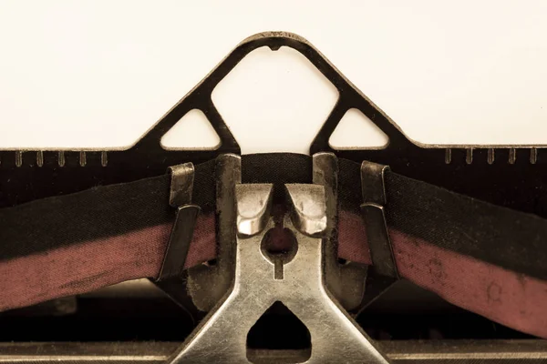 Nahaufnahme einer alten Schreibmaschine — Stockfoto