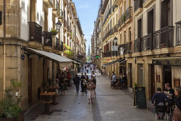 Rua em San Sebastian, Espanha — Fotografia de Stock