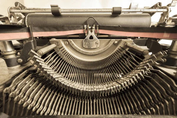 Retro psací stroj closeup — Stock fotografie