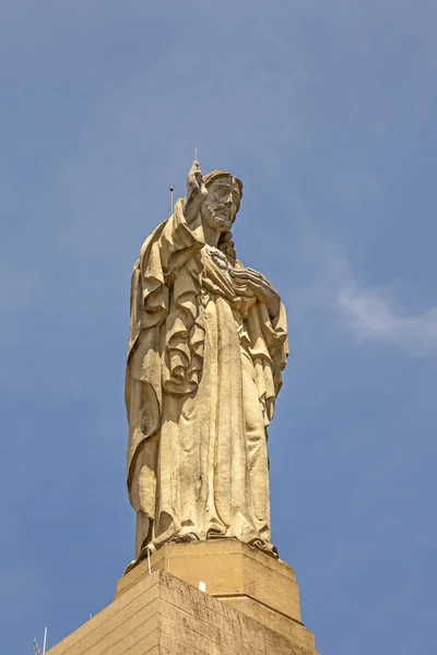 Jezus standbeeld in San Sebastian, Spanje — Stockfoto