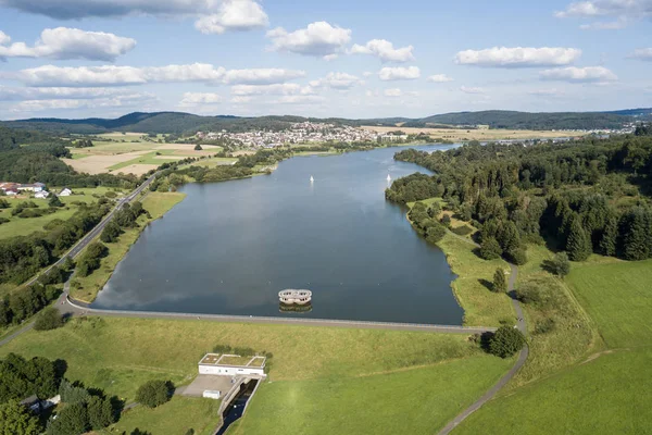 Lake Aartalsee Hesse, Almanya — Stok fotoğraf